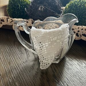 Elegant Clear Glass pitcher